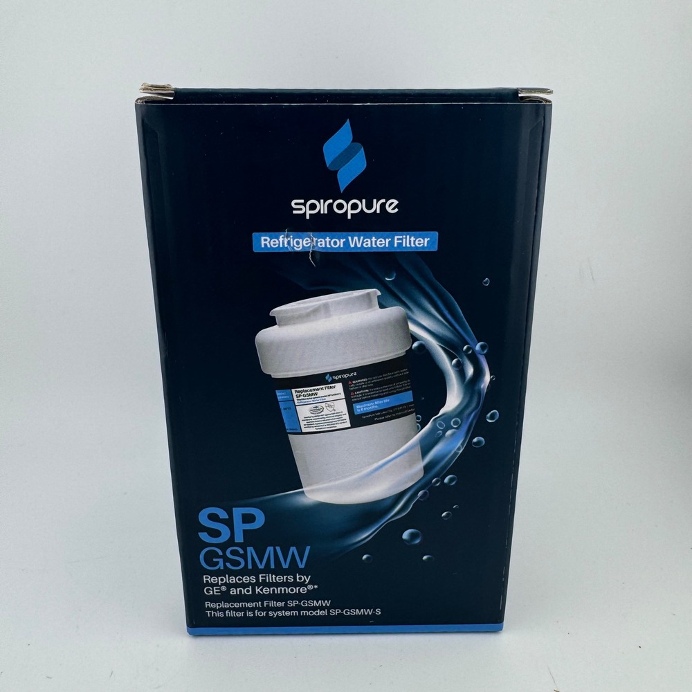 Spiropure Refrigerator Water Filter SP-GSMW White New GE Kenmore MWF Compatible